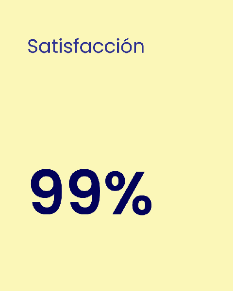 Satisfacción 99%